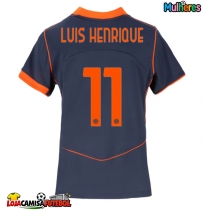 Camisa de Futebol Inter Milan Luis Henrique #11 Equipamento Alternativo Mulheres 2025-26 Manga Curta